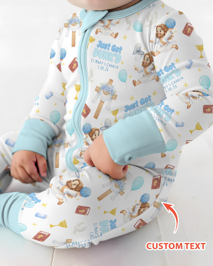 Gerippte Babykleidung mit individuellem Foto - Weich &amp; Skizzenhaft