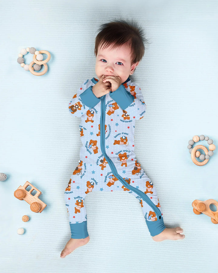 Born To Play Baseball Bamboo Convertible Zippy