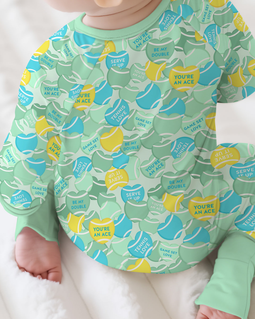 Tennis Candy Family Matching Bamboo Convertible Zippy