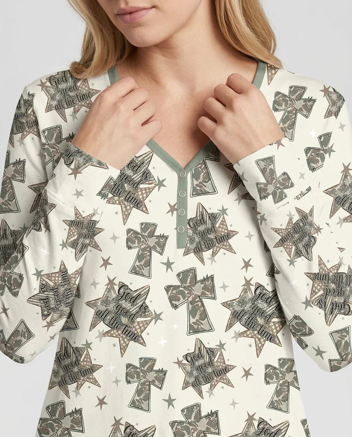 Plantilla de conjunto de pijama de mujer de bambú