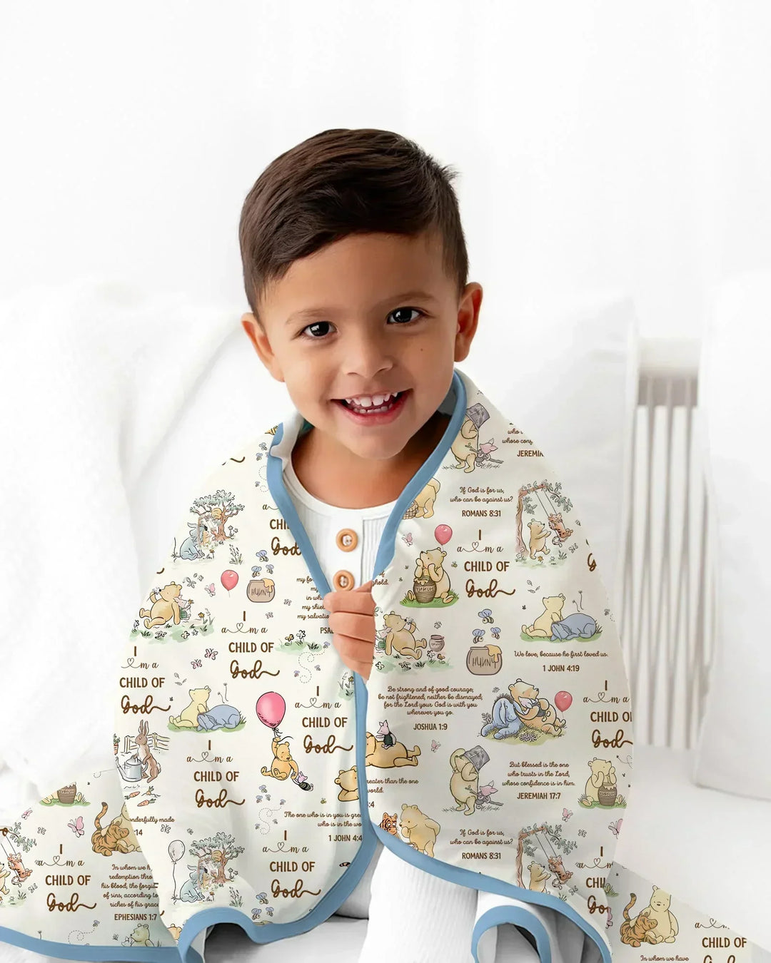 Child of God Whimsy Woodland Blanket