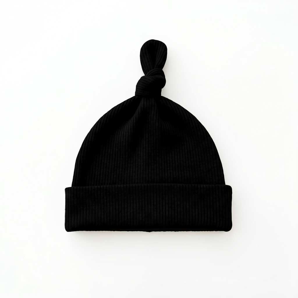 Ribbed Bamboo Knotted Hat