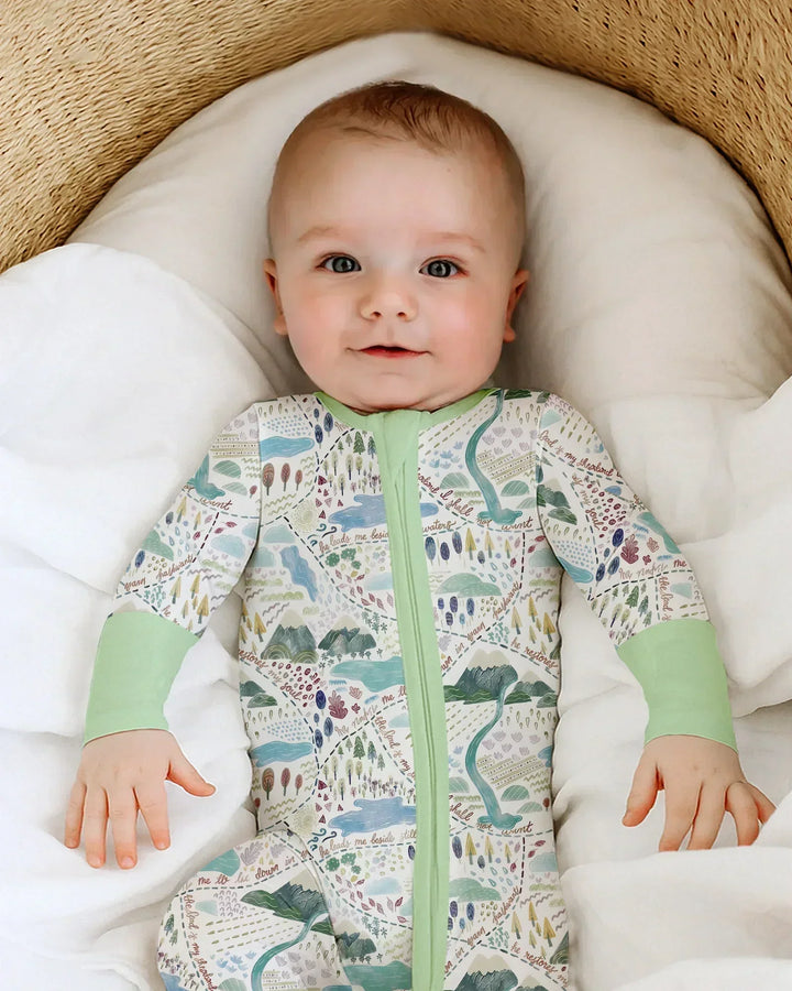 Whimsical Psalms 23 Map Convertible Zippy