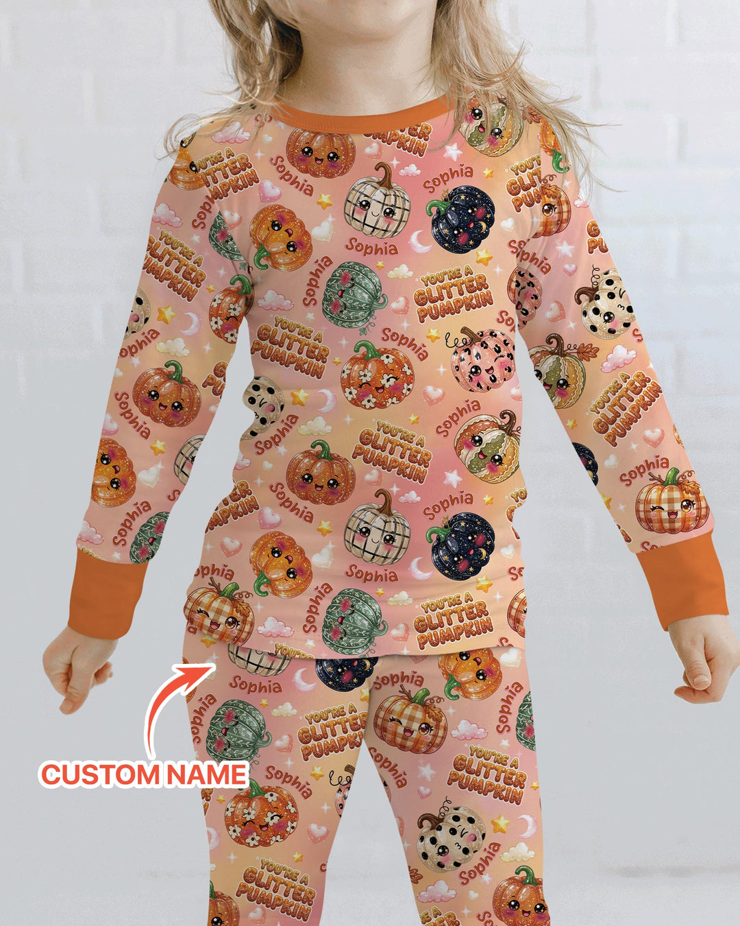 Conjunto de pijama de dos piezas de bambú con mangas largas, plantilla PERSONALIZADA