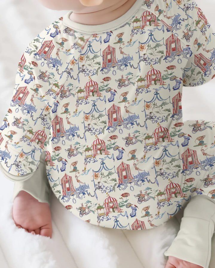 Vintage Lousiana Circus Toile Family Matching Bamboo Convertible Zippy
