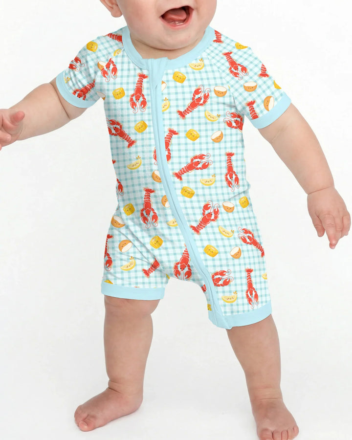 Preppy Crawfish Season Bamboo Shorty Zippy