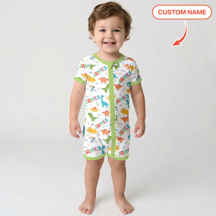 Dino Adventure Custom Name Shorty Zippy