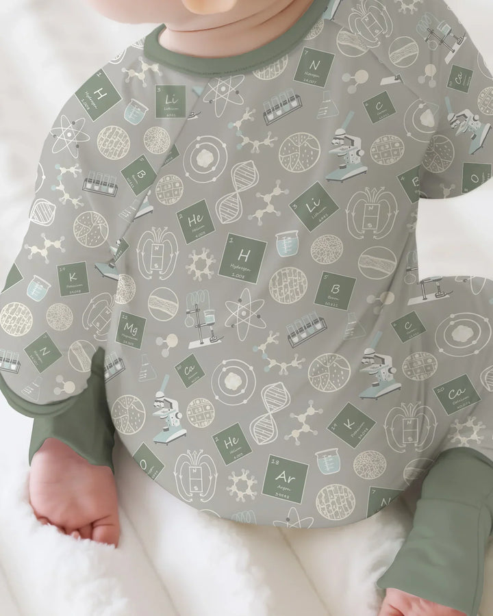 Gerippte Babykleidung mit individuellem Foto - Weich &amp; Skizzenhaft