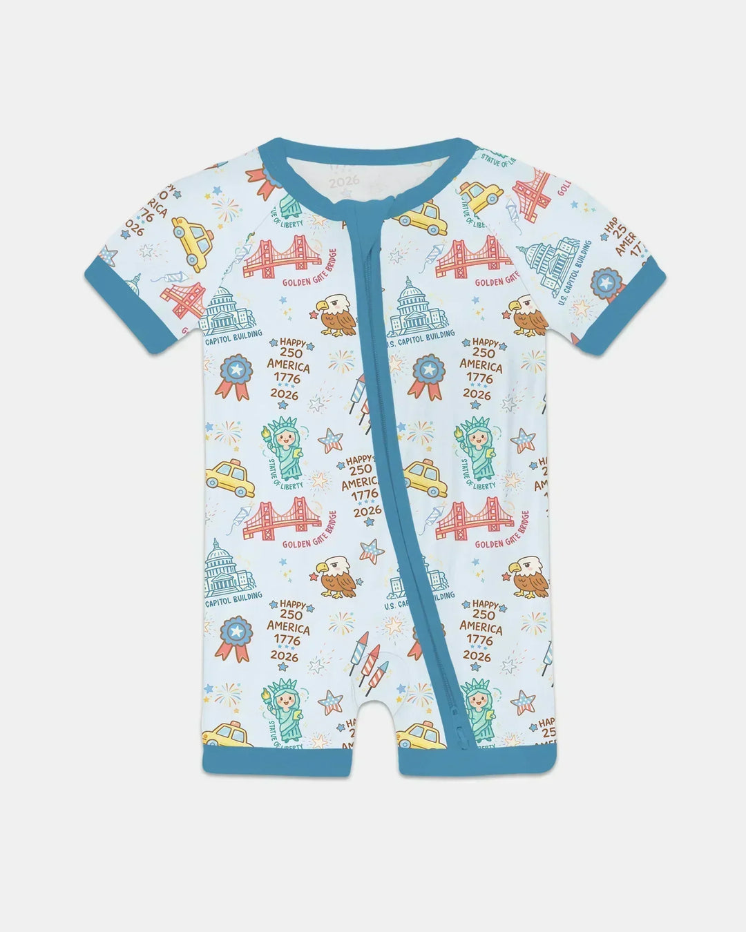 250 Years Of Freedom Shorty Zippy