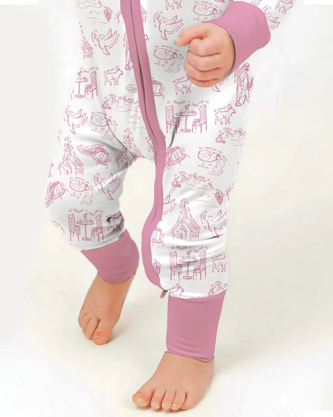 Psalm 23 Sketch Bamboo Convertible Zippy