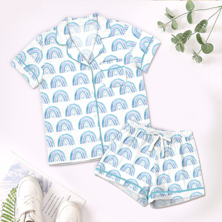 Bamboo Blue Rainbows Outfit for Kids – Fun and Comfortable