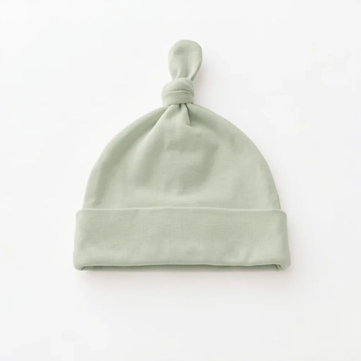 Solid Color Bamboo Knotted Hat