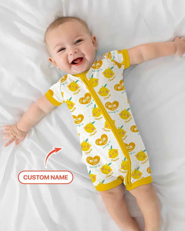 Custom Name Best Mom Ever Belongs to Bamboo Shorty Zippy