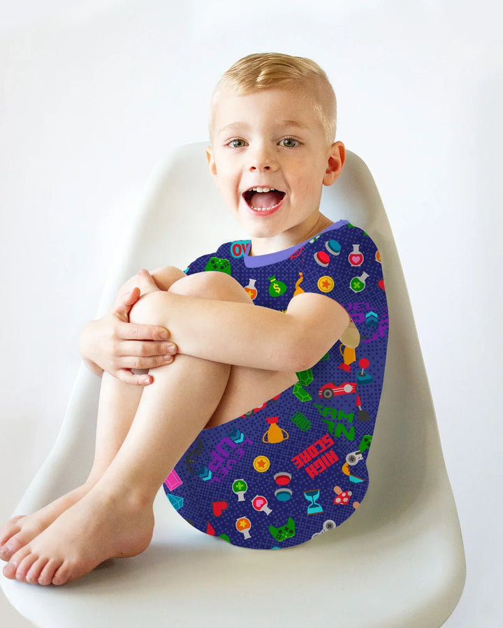 Gamer Mode On Family Matching Bamboo Two Piece Short Sleeve Shorts Pajama Set