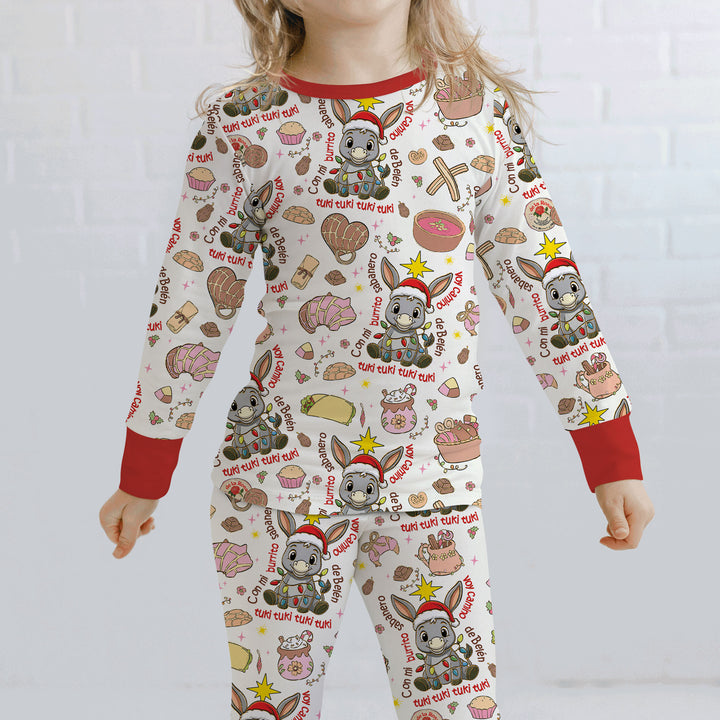 Feliz Navidad Two Piece Long Sleeve Pajama Set , Feliz Navidad Two Piece Long Sleeve Pajama Set - 12-18M