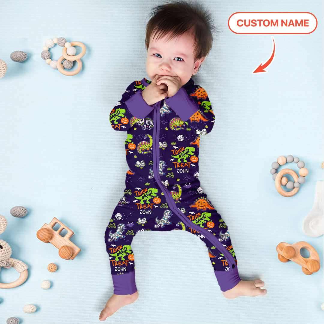 Trick Rawr Treat Custom Name Convertible Zippy