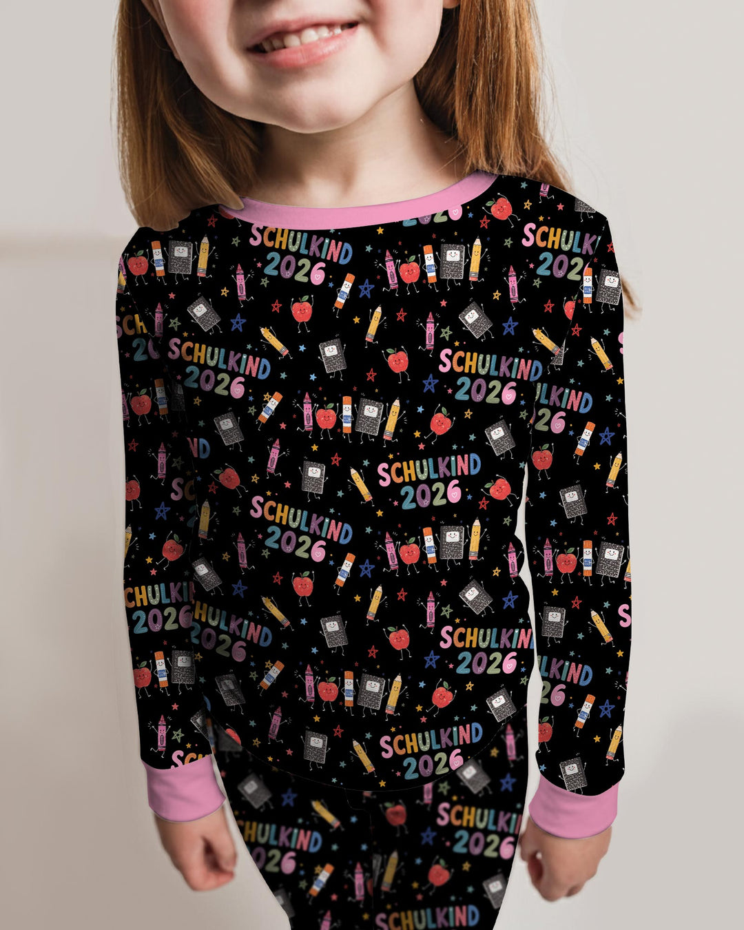 Conjunto de pijama de dos piezas de bambú de manga larga