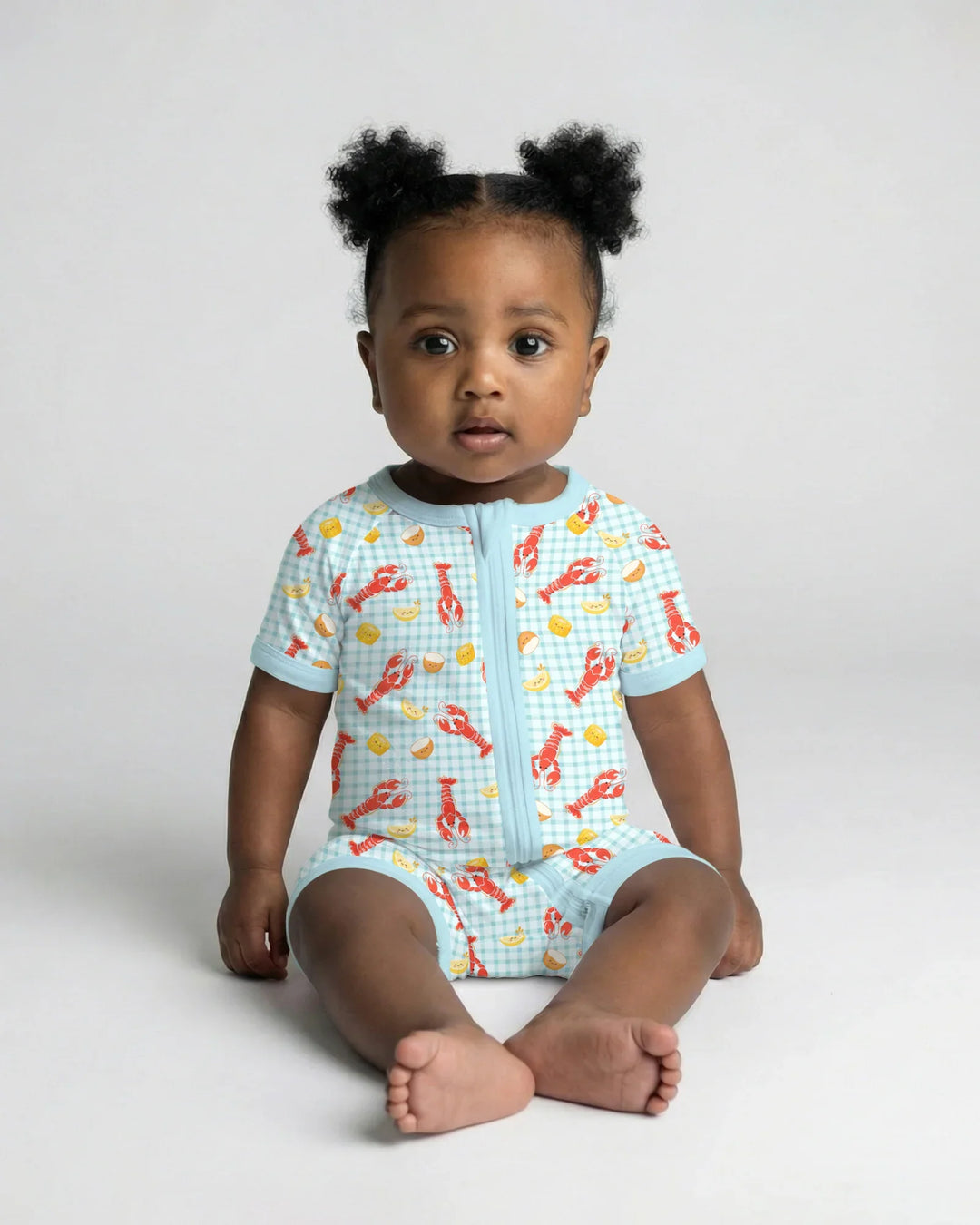 Preppy Crawfish Season Bamboo Shorty Zippy