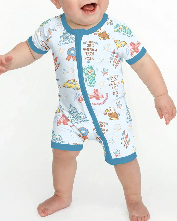 250 Years Of Freedom Shorty Zippy