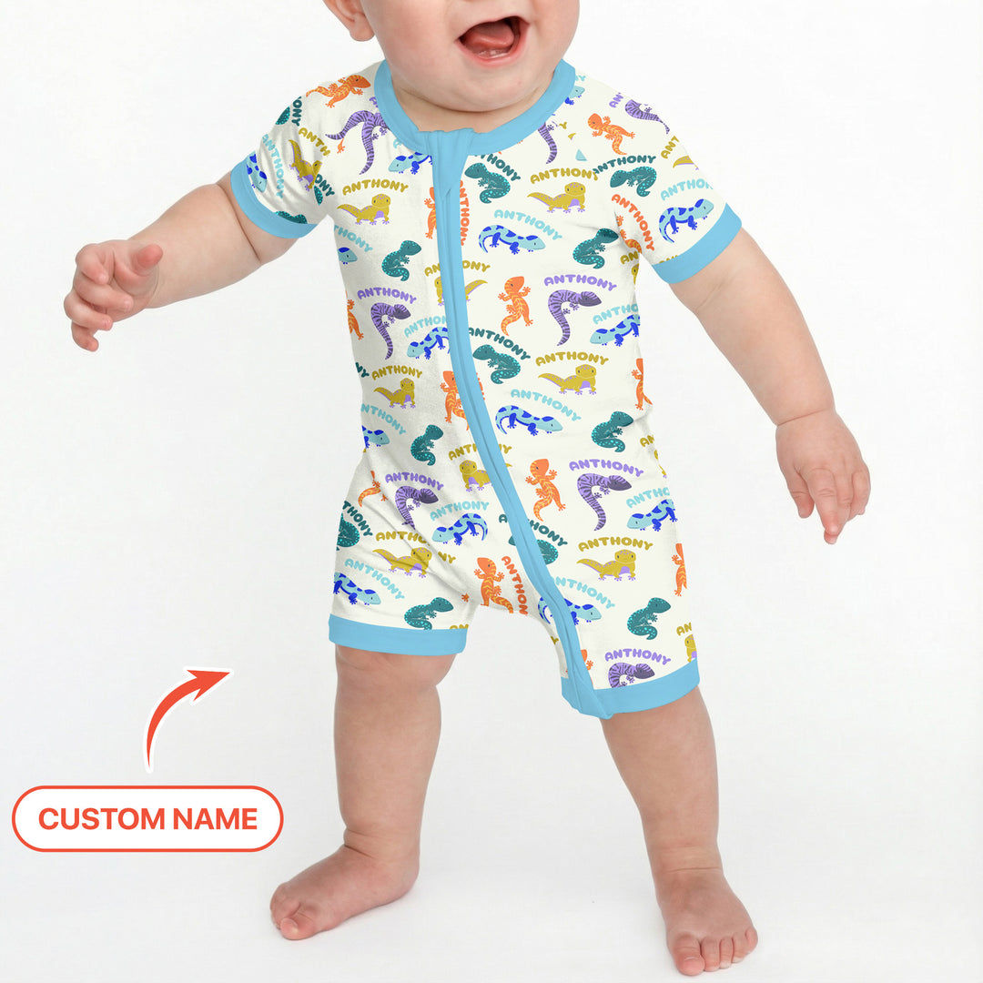 Custom Name Little Salamander Shorty Zippy