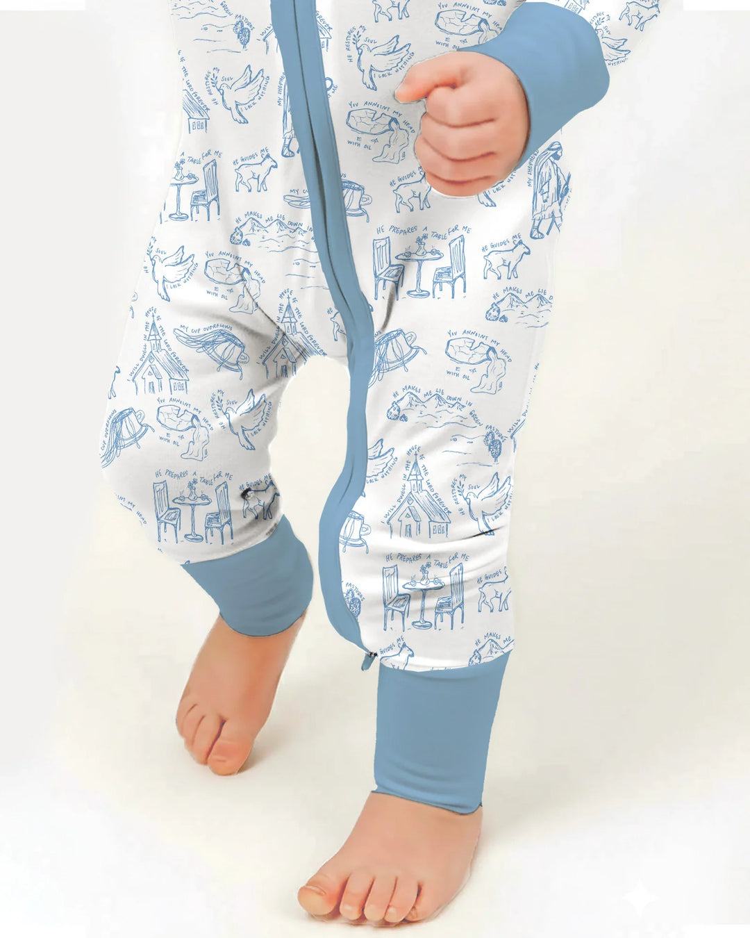 Psalm 23 Sketch Bamboo Convertible Zippy