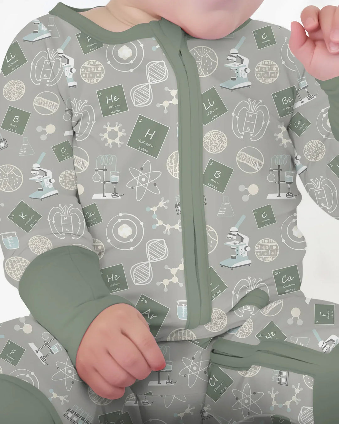 Gerippte Babykleidung mit individuellem Foto - Weich &amp; Skizzenhaft