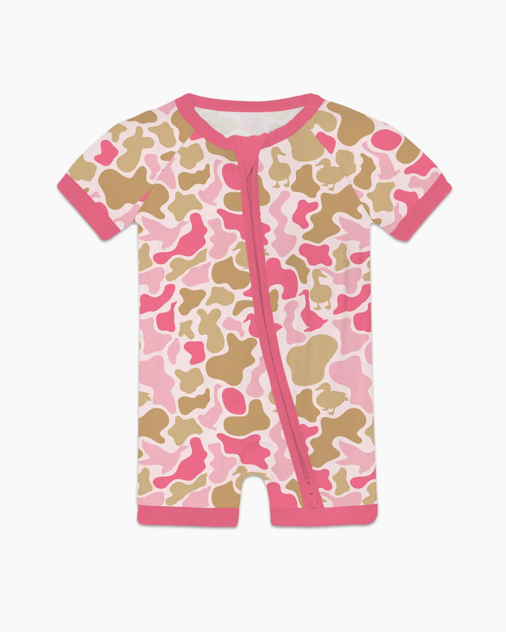 Zippy de bambú corto de camuflaje de caza de pato real