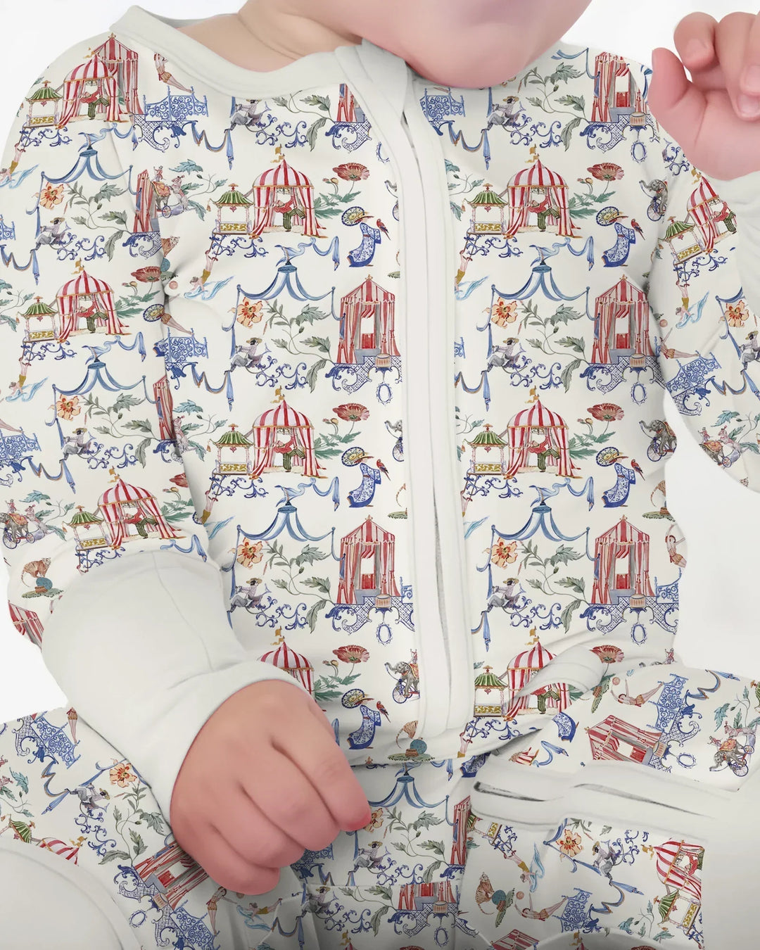 Vintage Lousiana Circus Toile Family Matching Bamboo Convertible Zippy