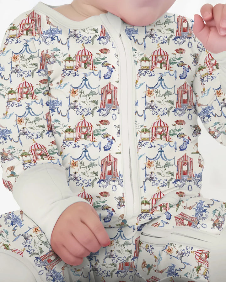 Vintage Lousiana Circus Toile Family Matching Bamboo Convertible Zippy