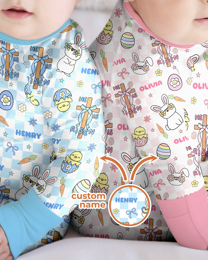 Custom Name Retro Easter Convertible Zippy