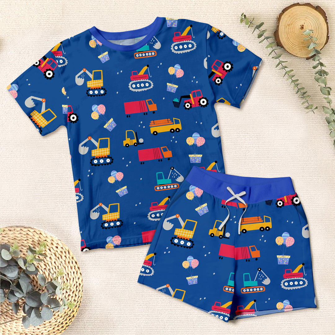 Bamboo Blue Birthday Builders Outfit for Kids – Fun and Comfortable