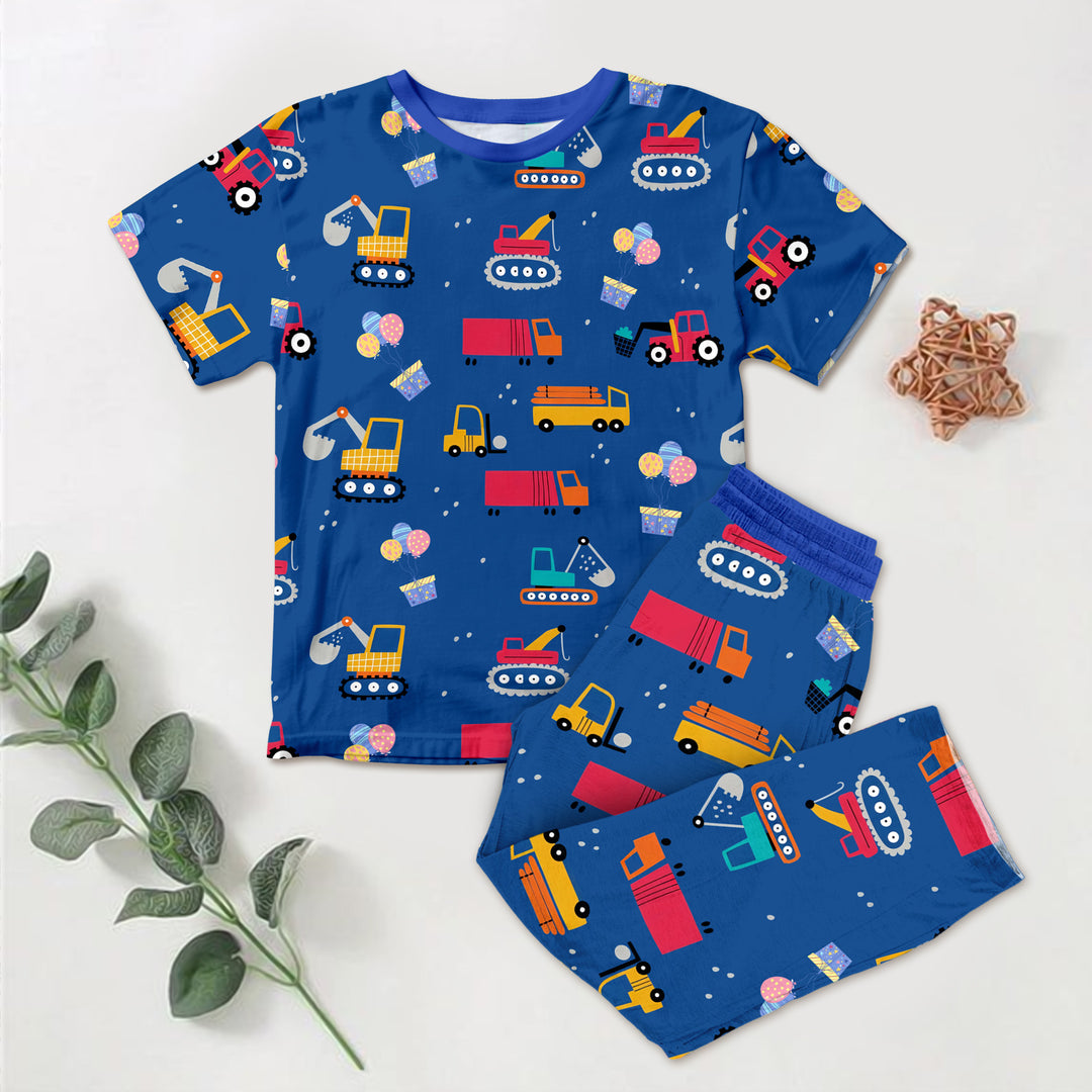 Bamboo Blue Birthday Builders Outfit for Kids – Fun and Comfortable