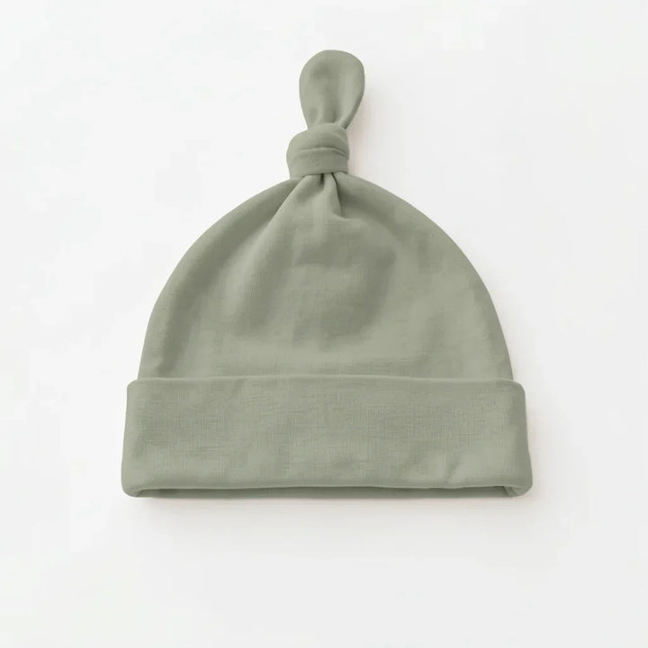 Solid Color Bamboo Knotted Hat