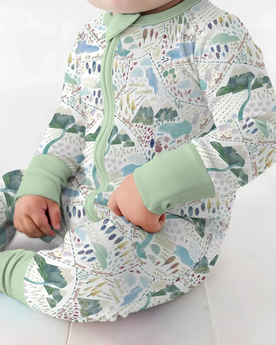 Whimsical Psalms 23 Map Convertible Zippy