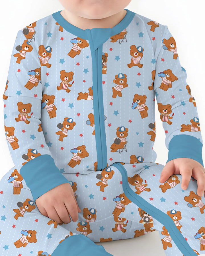 Born To Play Baseball Bamboo Convertible Zippy