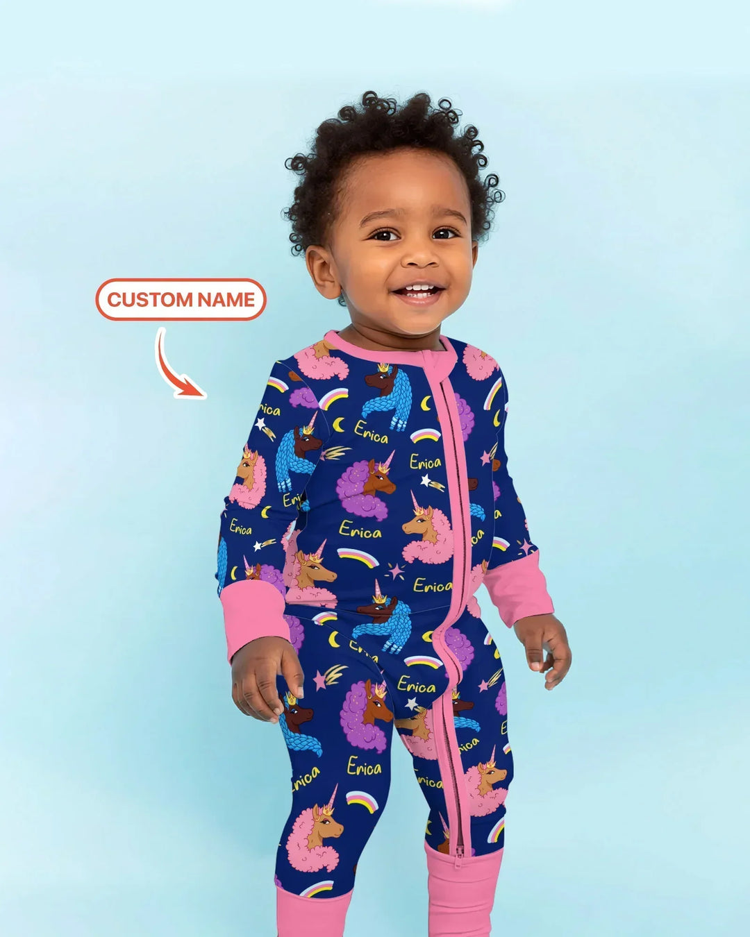 Gerippte Babykleidung mit individuellem Foto - Weich &amp; Skizzenhaft