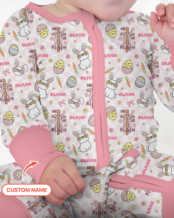 Custom Name Retro Easter Convertible Zippy