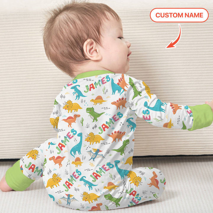 Dino Adventure Custom Name Convertible Zippy