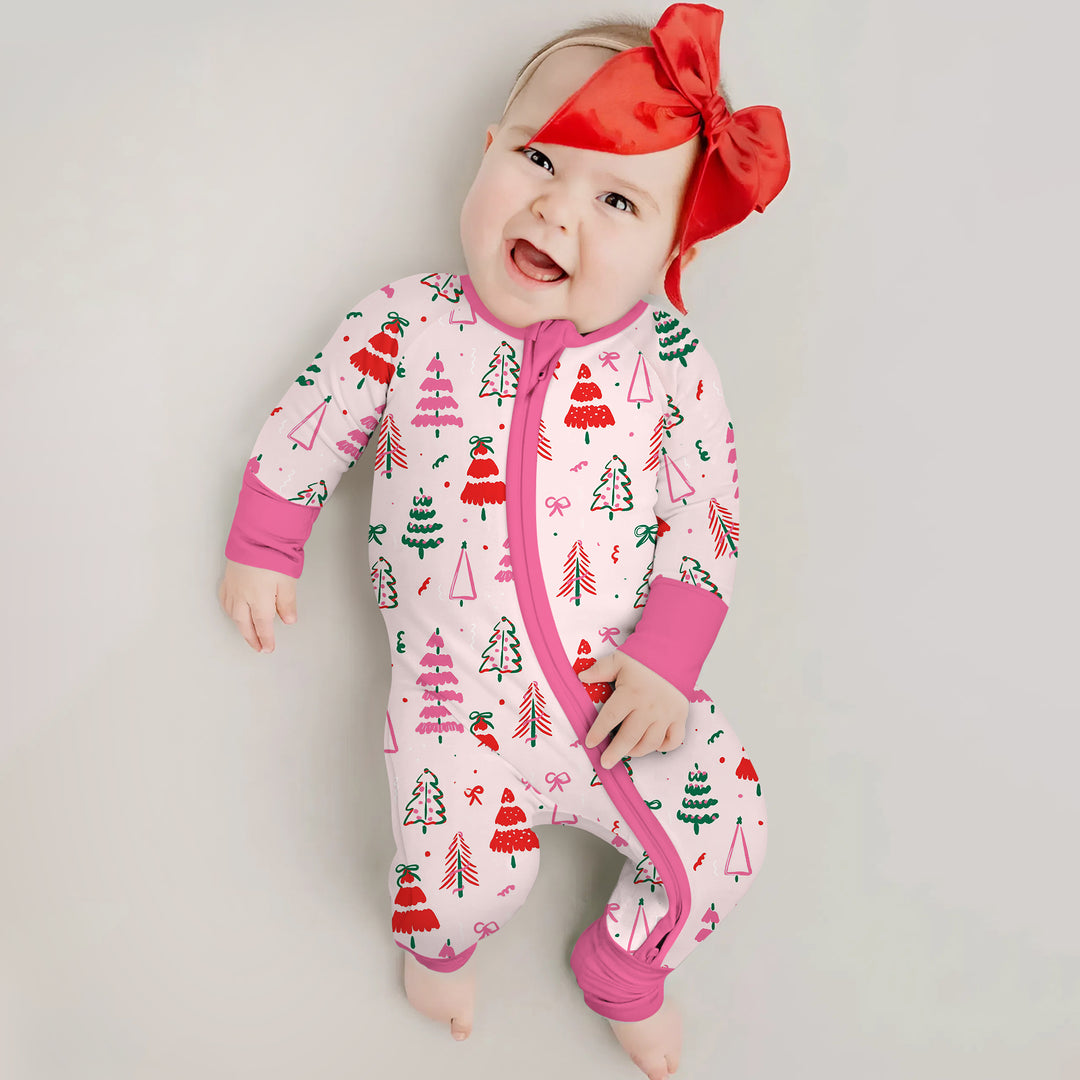 Pink Christmas Tree Farm Convertible Zippy