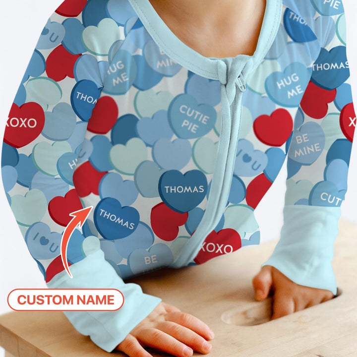 Valentine Candy Crush Family Matching Convertible Zippy