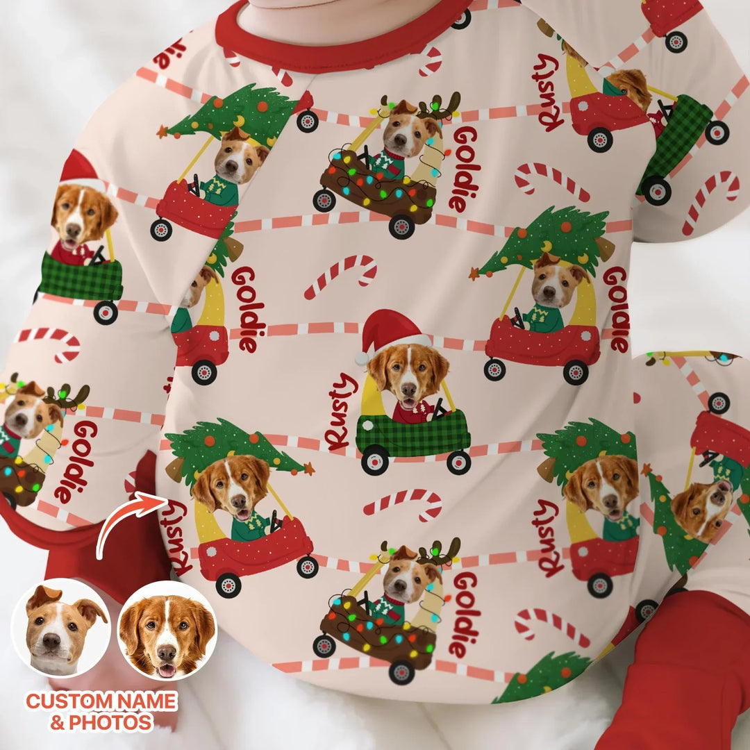 Gerippte Babykleidung mit individuellem Foto - Weich &amp; Skizzenhaft