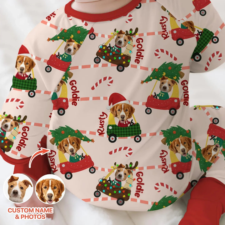 Gerippte Babykleidung mit individuellem Foto - Weich &amp; Skizzenhaft