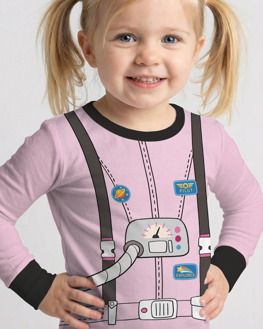 Future Astronaut Bamboo Two Piece Long Sleeve Pajama Set