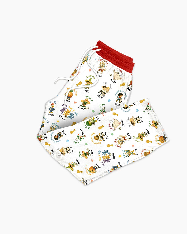 Soccer cup Mascots Bamboo Men's Pajama Set