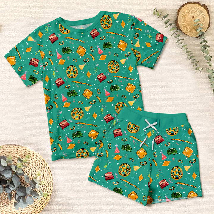 Bamboo Pasta Feast Outfit for Kids – Fun and Comfortable