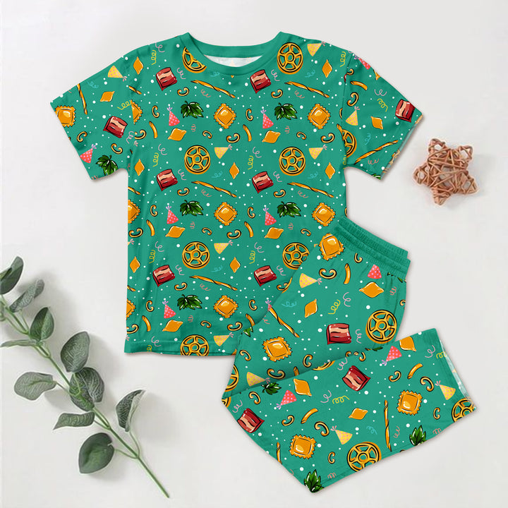 Bamboo Pasta Feast Outfit for Kids – Fun and Comfortable