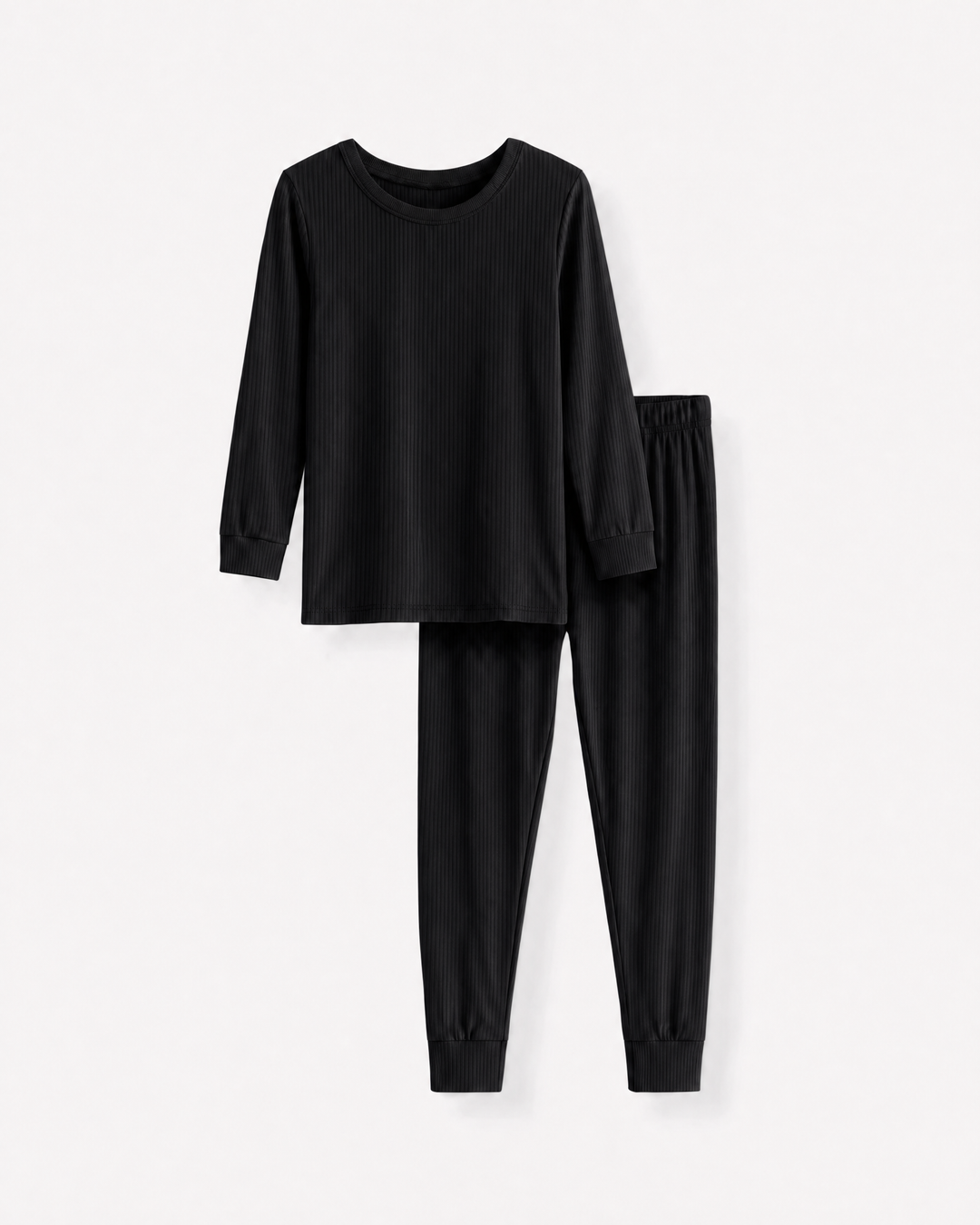 Conjunto de pijama de dos piezas de bambú de manga larga