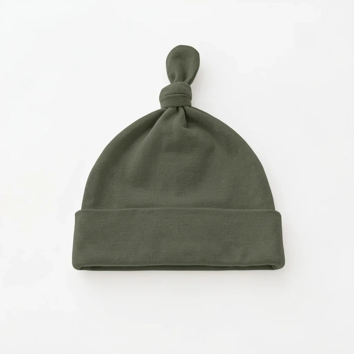 Solid Color Bamboo Knotted Hat