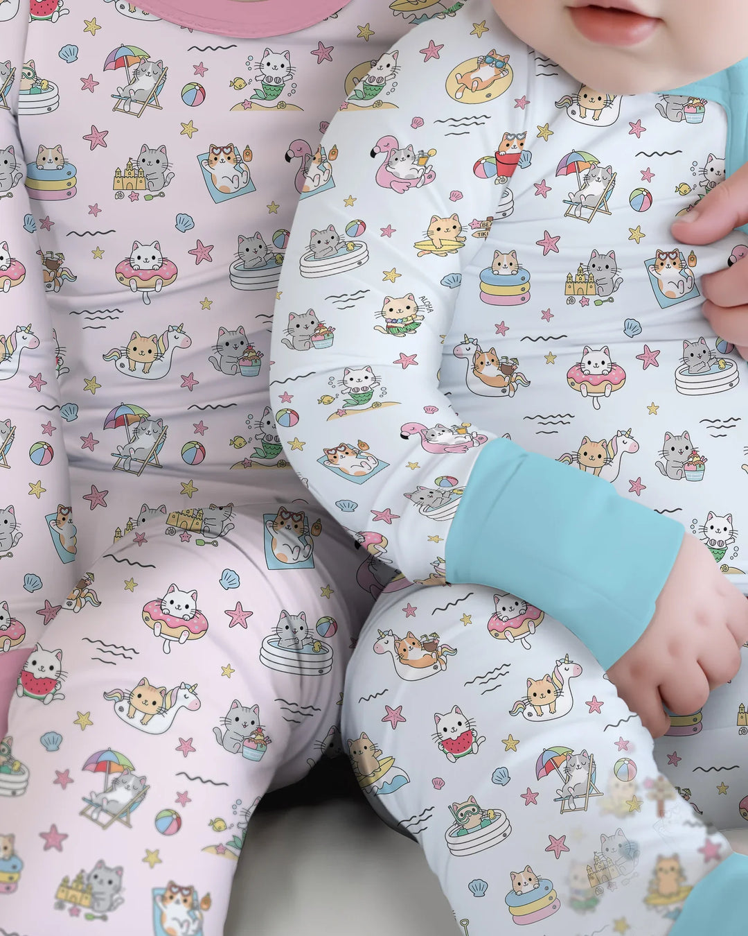 Gerippte Babykleidung mit individuellem Foto - Weich &amp; Skizzenhaft