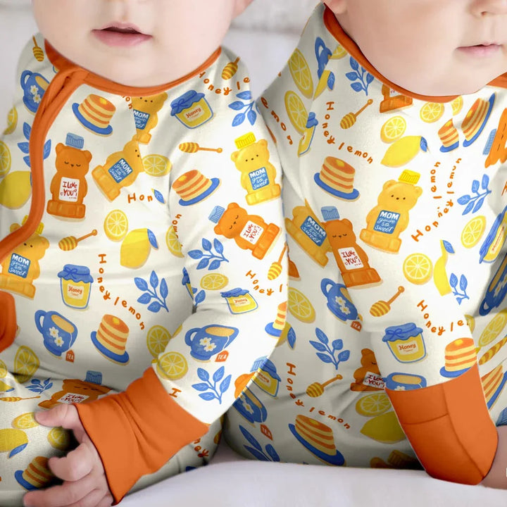 Gerippte Babykleidung mit individuellem Foto - Weich &amp; Skizzenhaft